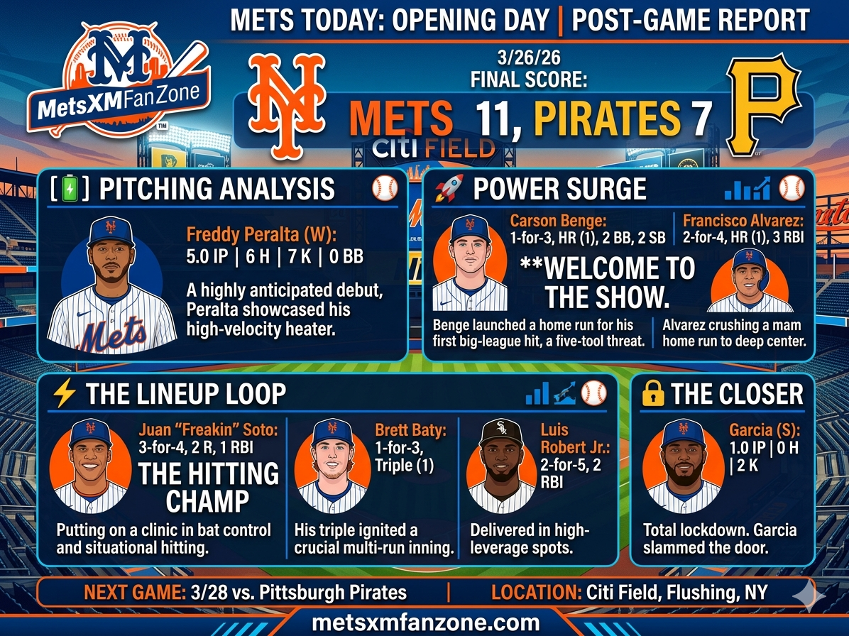 Opening Day reactions 3/26/26 